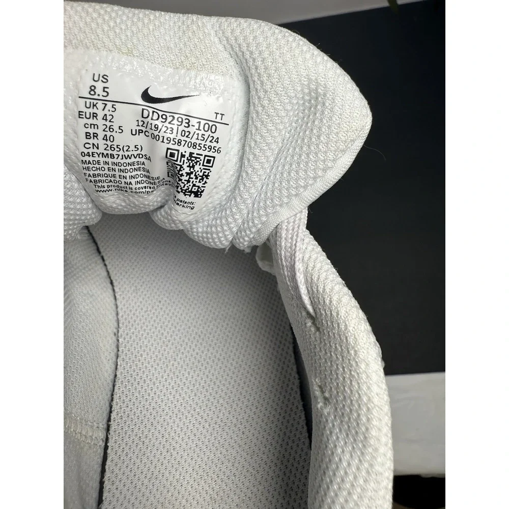 Womens Sz 8.5 - Nike Downshifter 12 Low-Top Trainer Running Shoes White